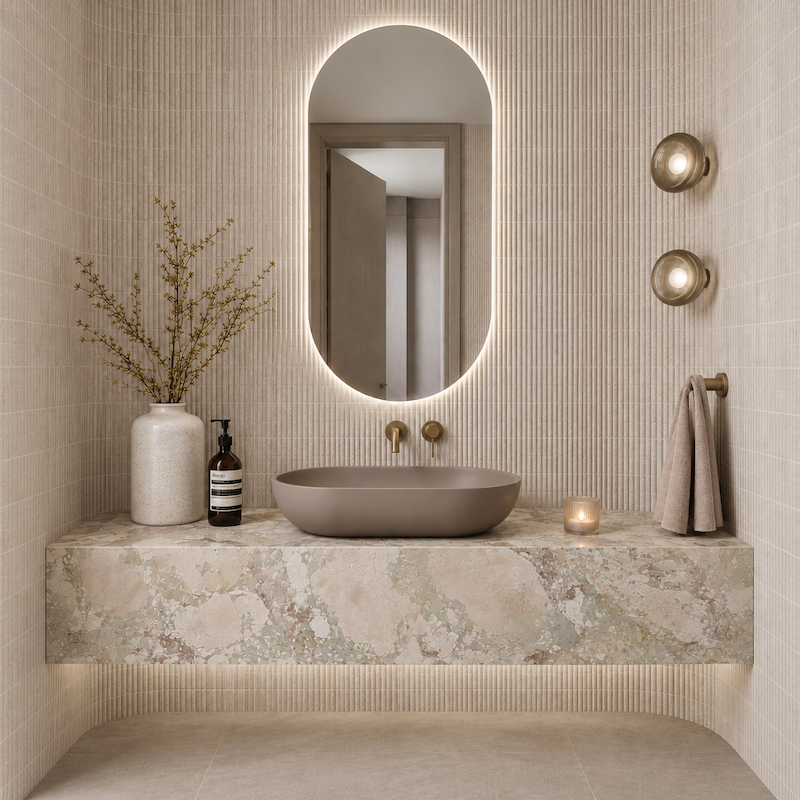 Eight Quarters Concrete 500 Oval Basin