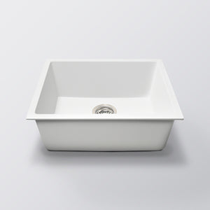 Eight Quarters Grange Single Bowl Sink 550 - Matte White