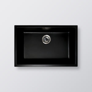 Eight Quarters Grange Single Bowl Sink 680 - Matte Black