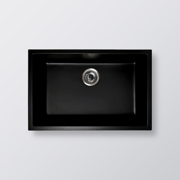 Eight Quarters Grange Single Bowl Sink 680 - Matte Black