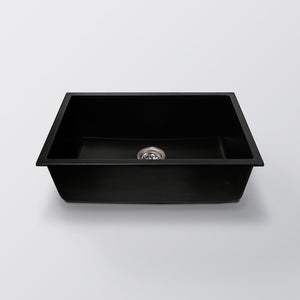Eight Quarters Grange Single Bowl Sink 680 - Matte Black