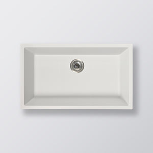 Eight Quarters Grange Single Bowl Sink 800 - Matte White