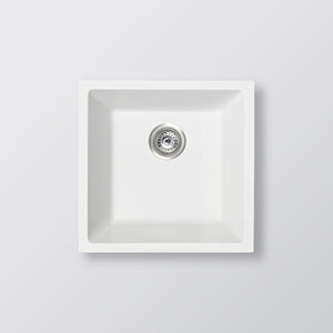 Eight Quarters Grange Single Bowl Sink 450 - Matte White