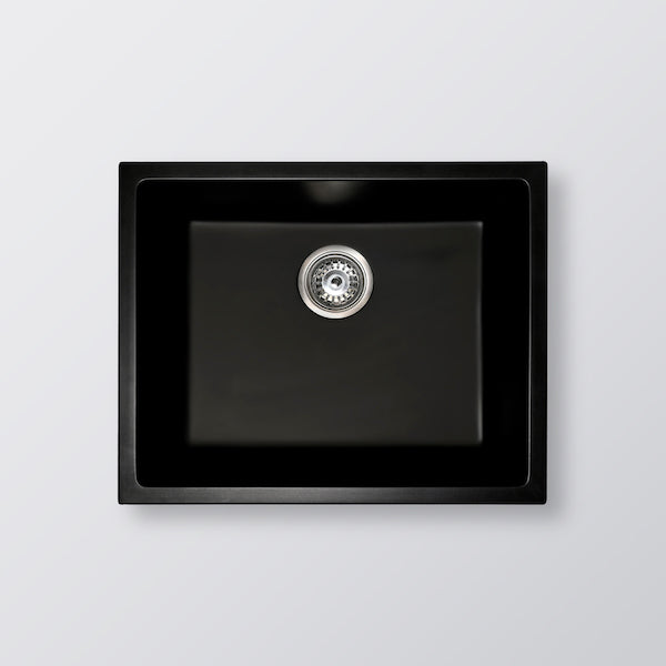 Eight Quarters Grange Single Bowl Sink 550 - Matte Black