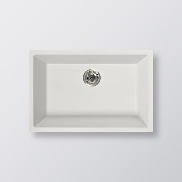 Eight Quarters Grange Single Bowl Sink 680 - Matte White