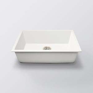 Eight Quarters Grange Single Bowl Sink 680 - Matte White