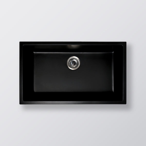 Eight Quarters Grange Single Bowl Sink 800 - Matte Black