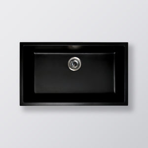 Eight Quarters Grange Single Bowl Sink 800 - Matte Black