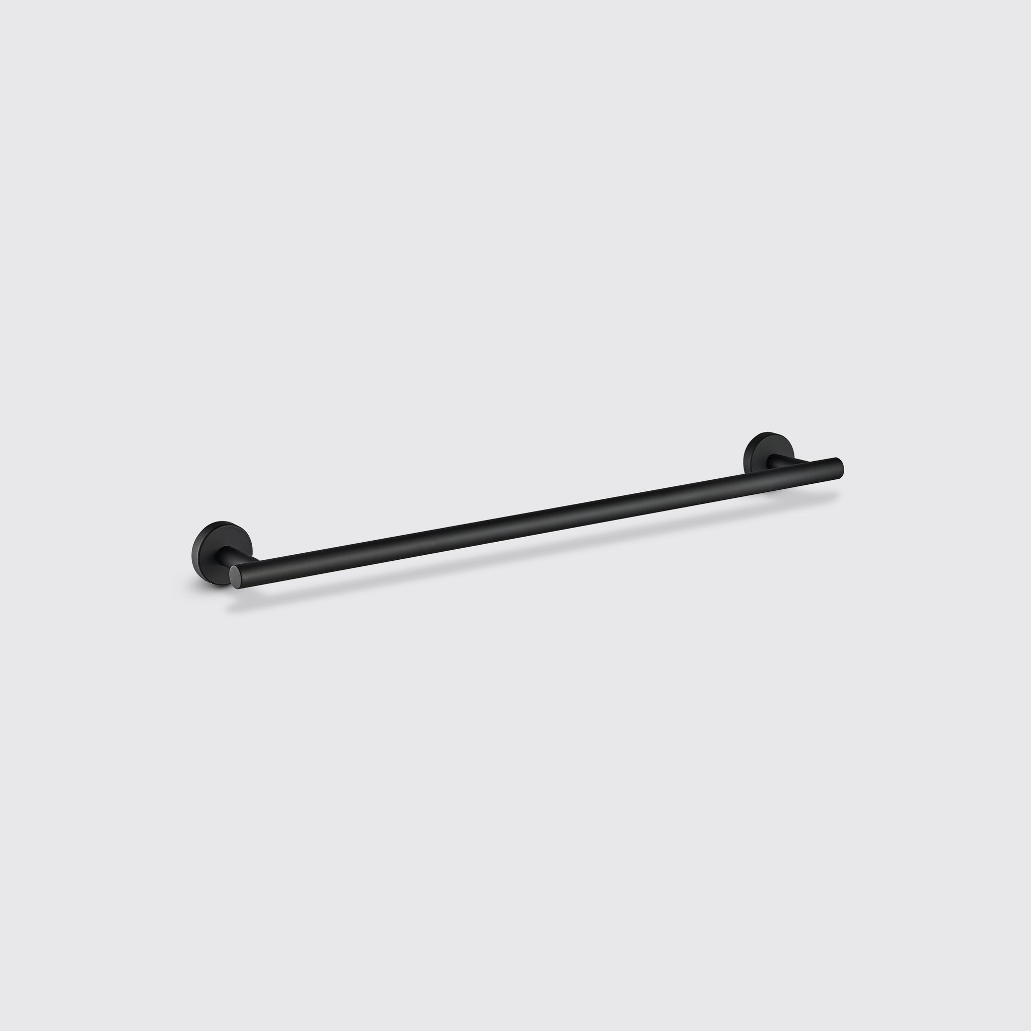 Eight Quarters Harper 60cm Single Towel Rail - Black