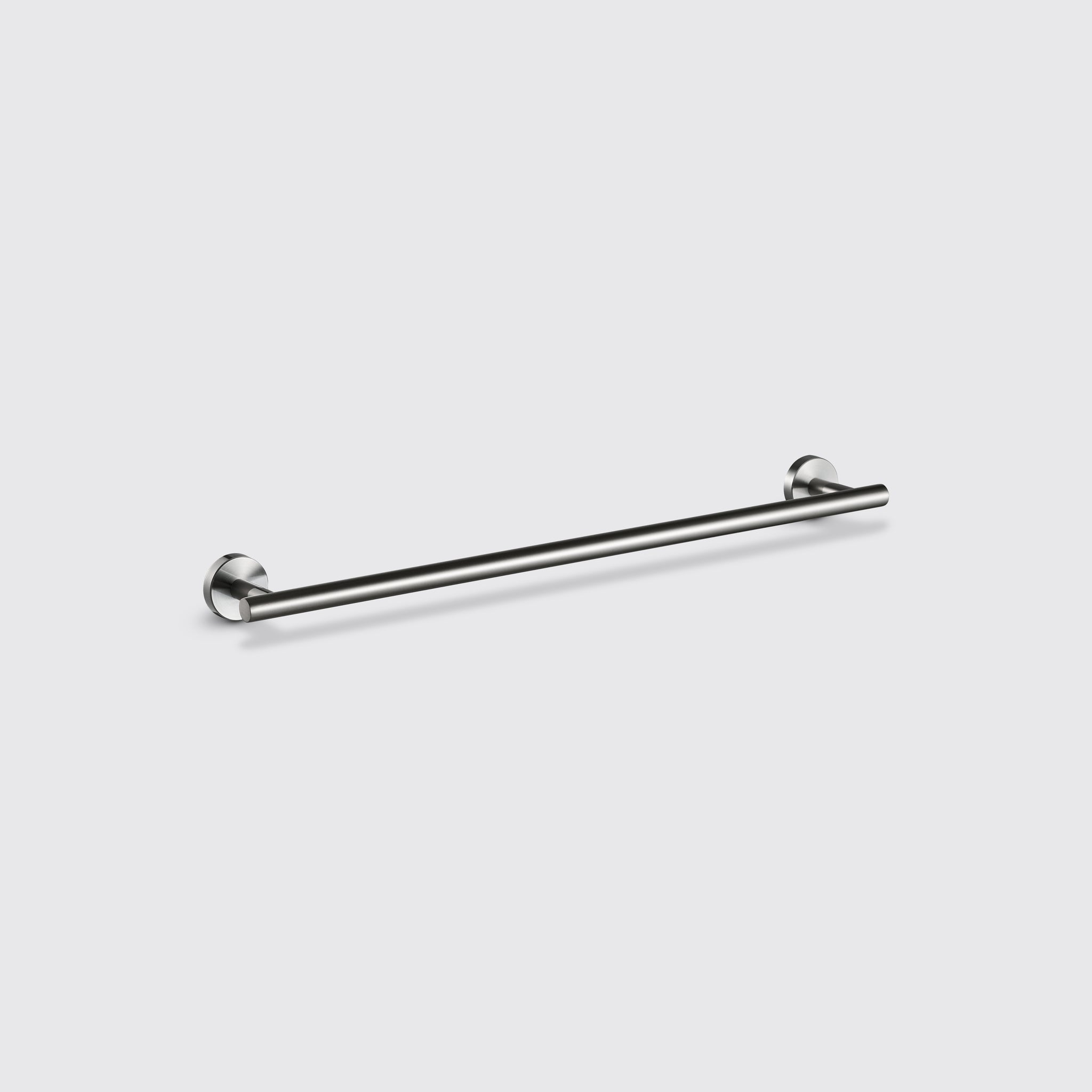 Eight Quarters Harper 60cm Single Towel Rail - Brushed Nickel