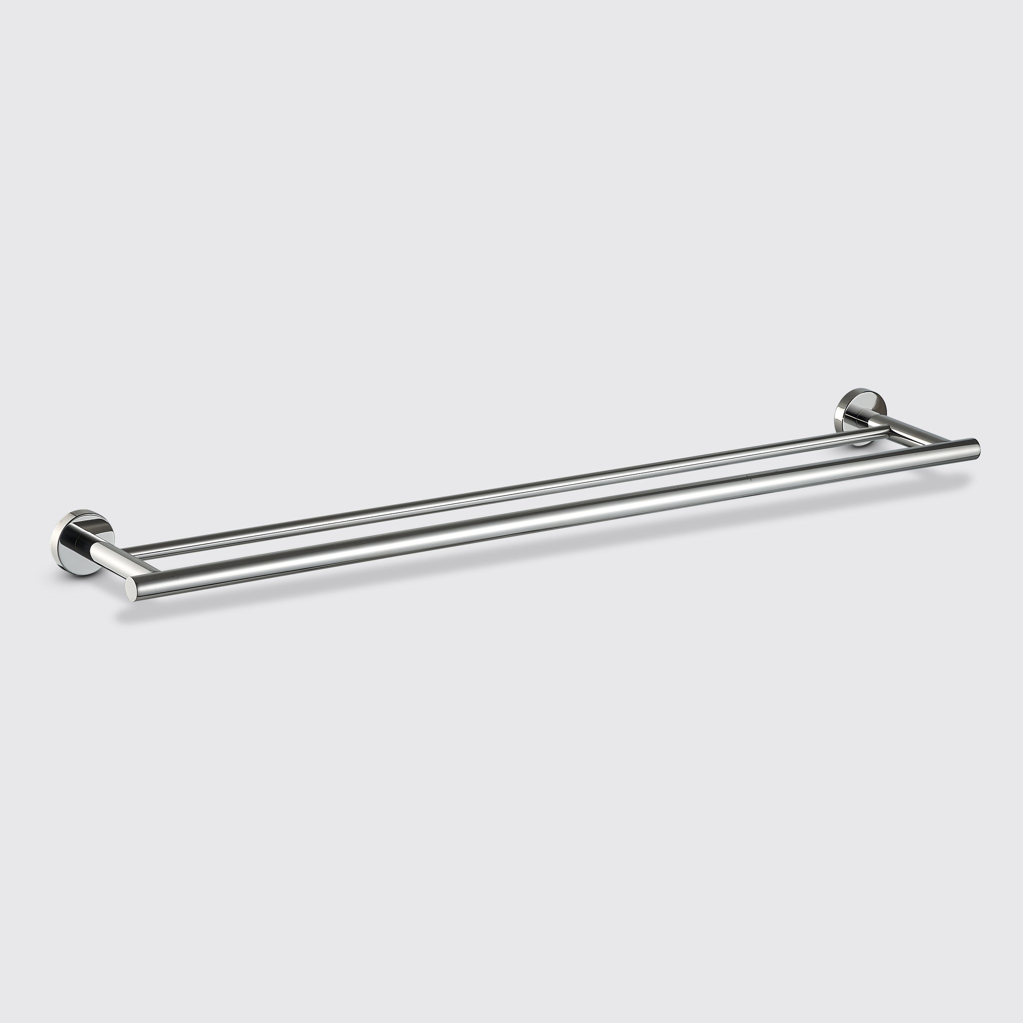 Eight Quarters Harper 80cm Double Towel Rail - Chrome
