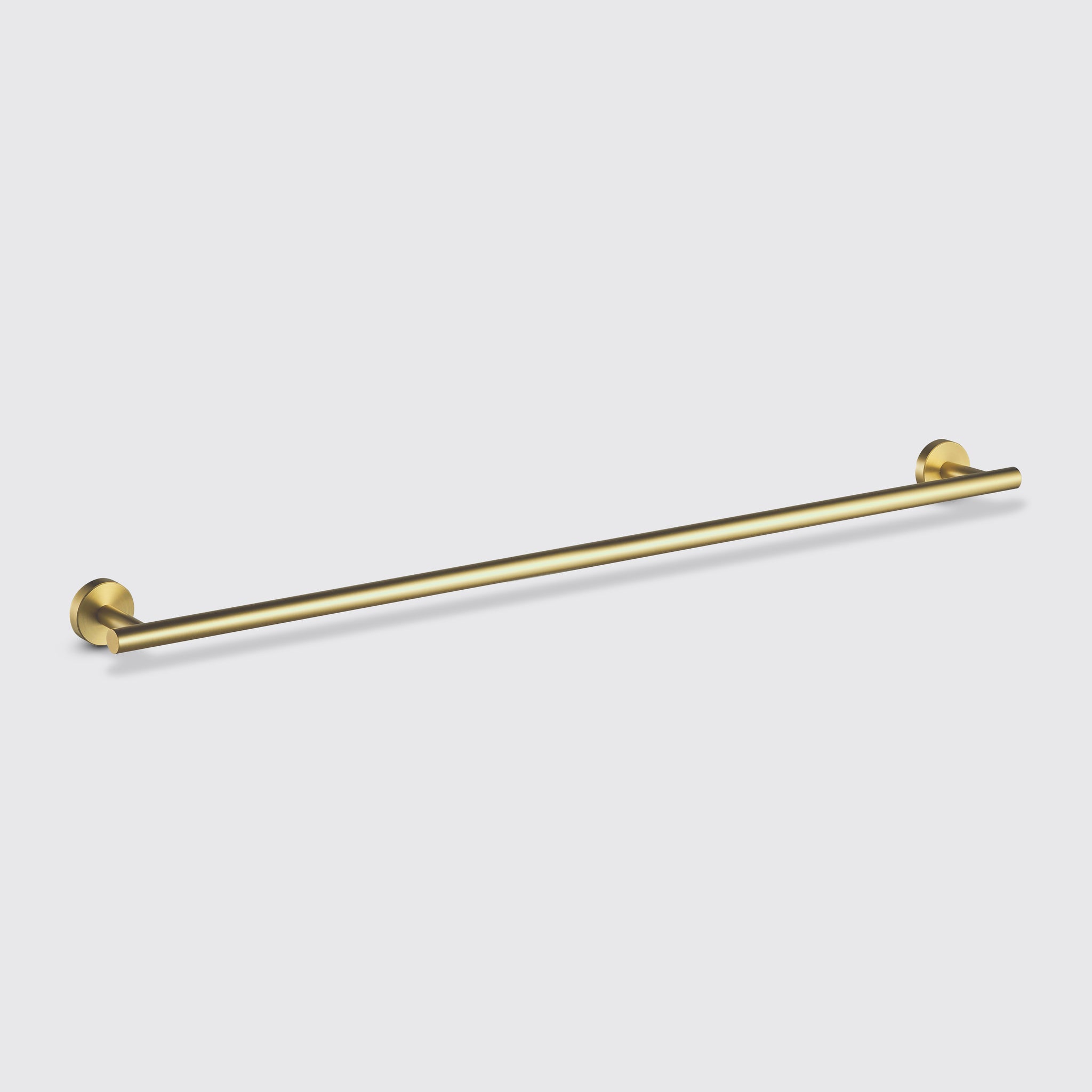 Eight Quarters Harper 80cm Single Towel Rail - Brushed Brass