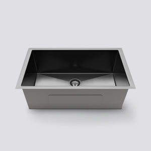 Eight Quarters Henley Single Bowl Sink 700 - Gun Metal