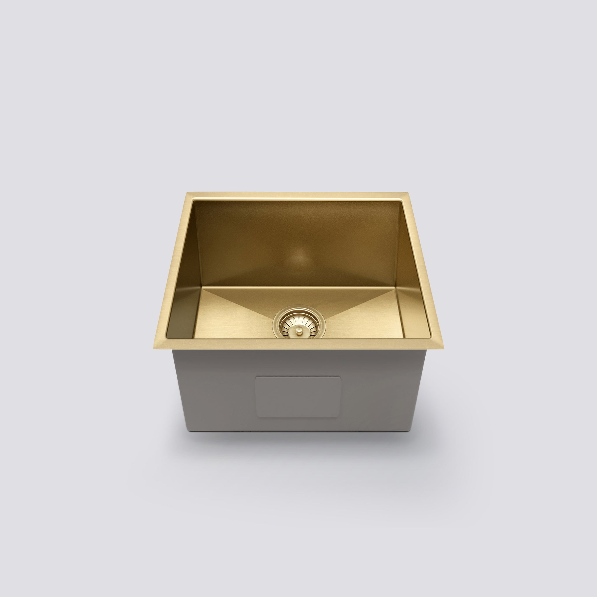Eight Quarters Henley Single Bowl Sink 450 - Brushed Brass