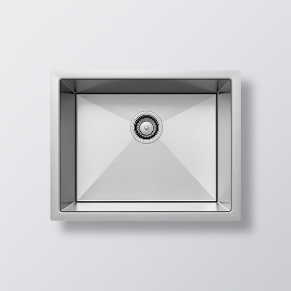 Eight Quarters Henley Single Bowl Sink 540 - Brushed Satin