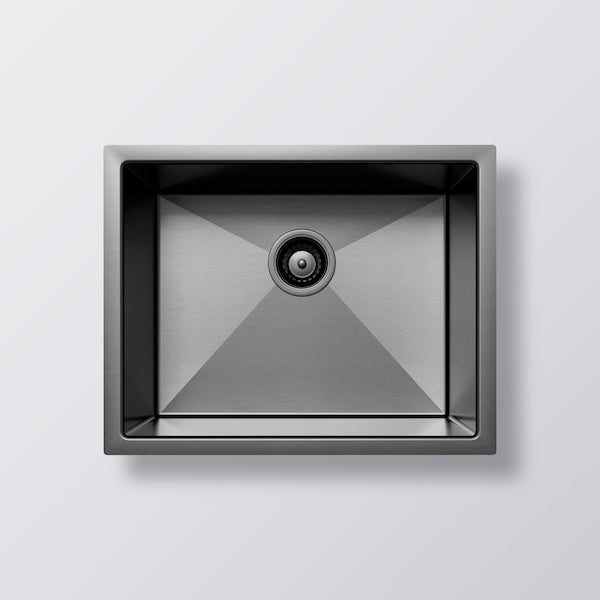 Eight Quarters Henley Single Bowl Sink 540 - Gun Metal