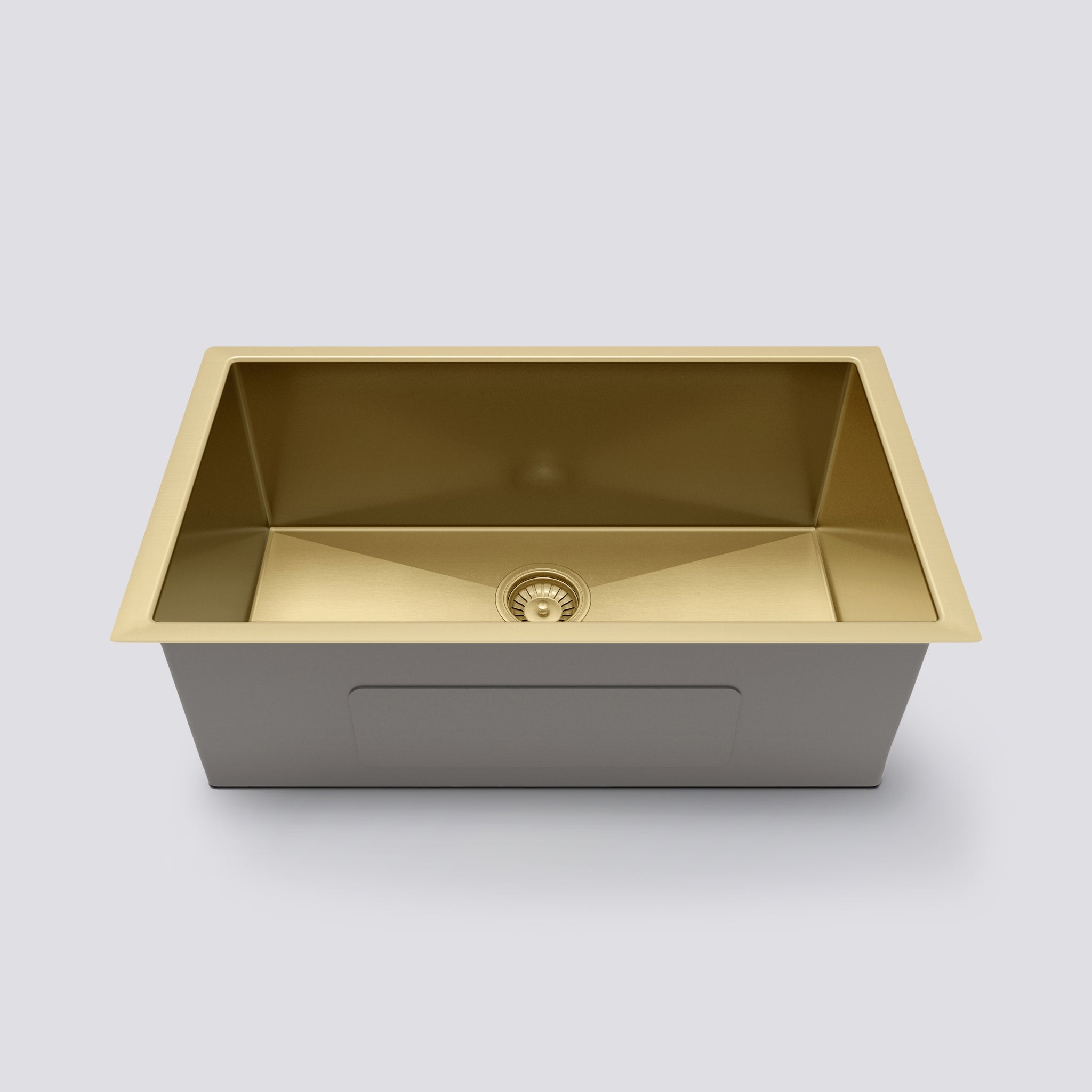 Eight Quarters Henley Single Bowl Sink 700 - Brushed Brass