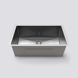 Eight Quarters Henley Single Bowl Sink 700 - Brushed Satin