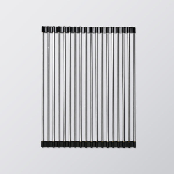 Eight Quarters Roll Up Drying Rack - Brushed Satin