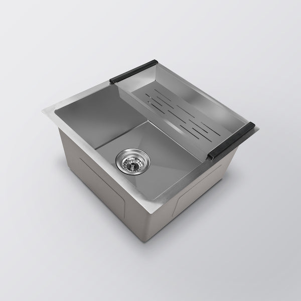 Eight Quarters Sink Colander - Brushed Satin