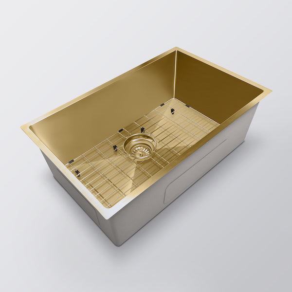 Eight Quarters Sink Protector 700 - Brushed Brass