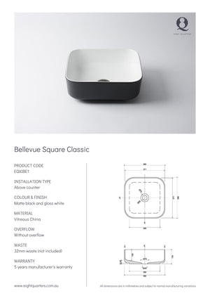 Eight Quarters Bellevue Square Classic Specifications