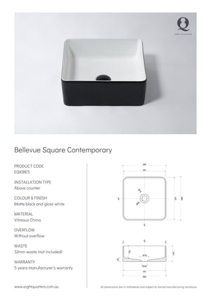 Eight Quarters Bellevue Square Contemporary Specifications